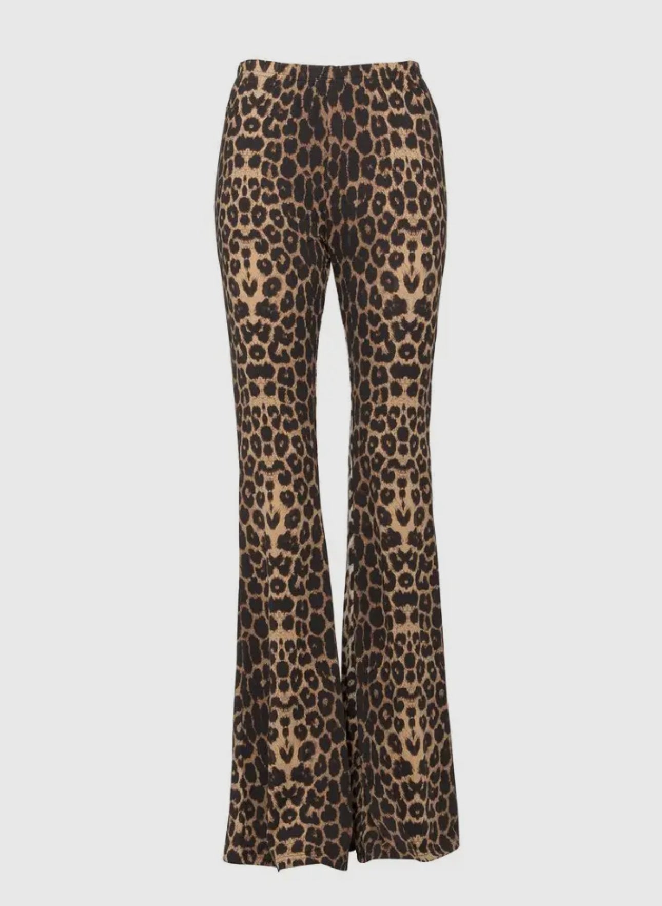 Cheetah flare pants