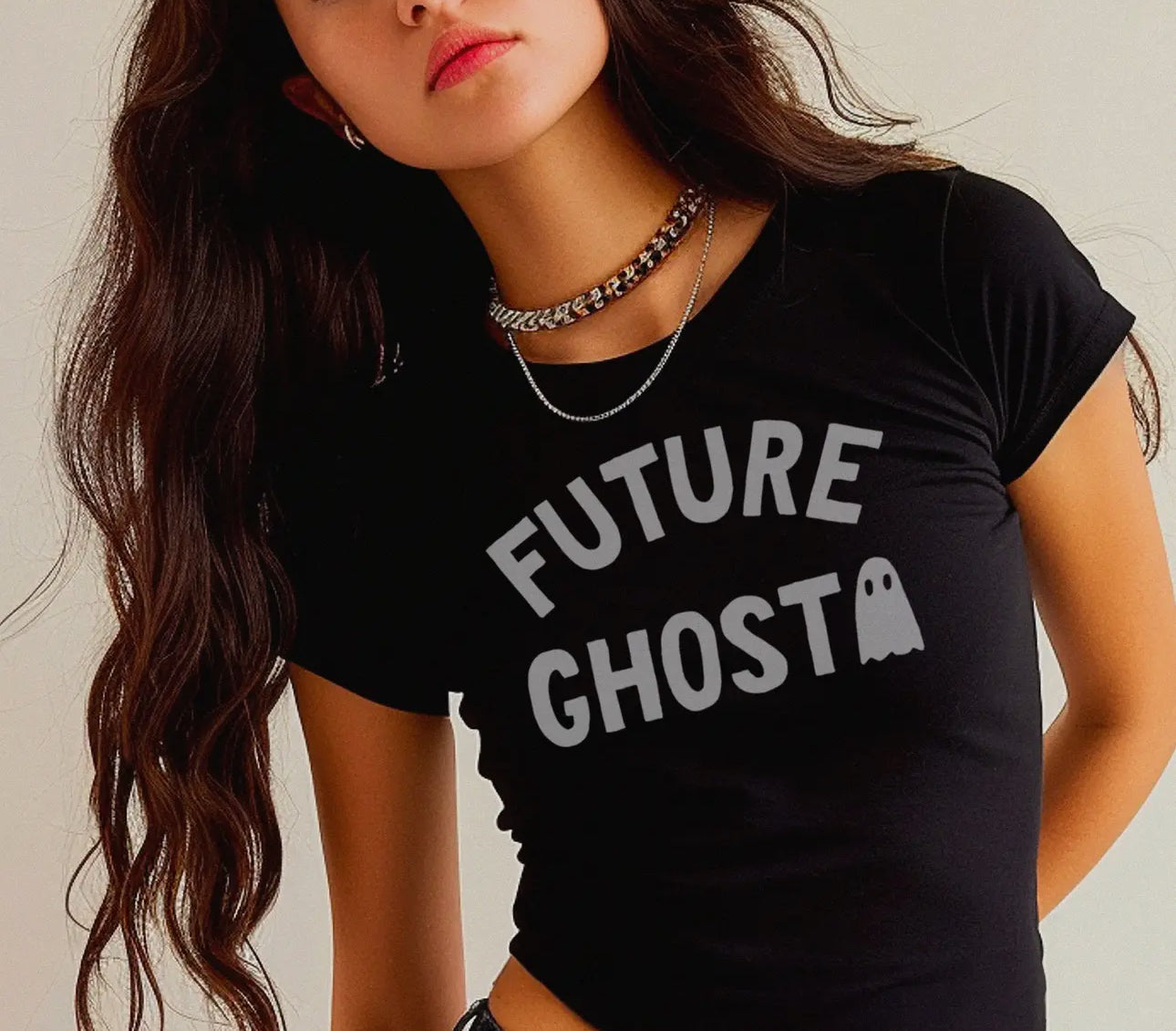 FUTURE GHOST baby tee