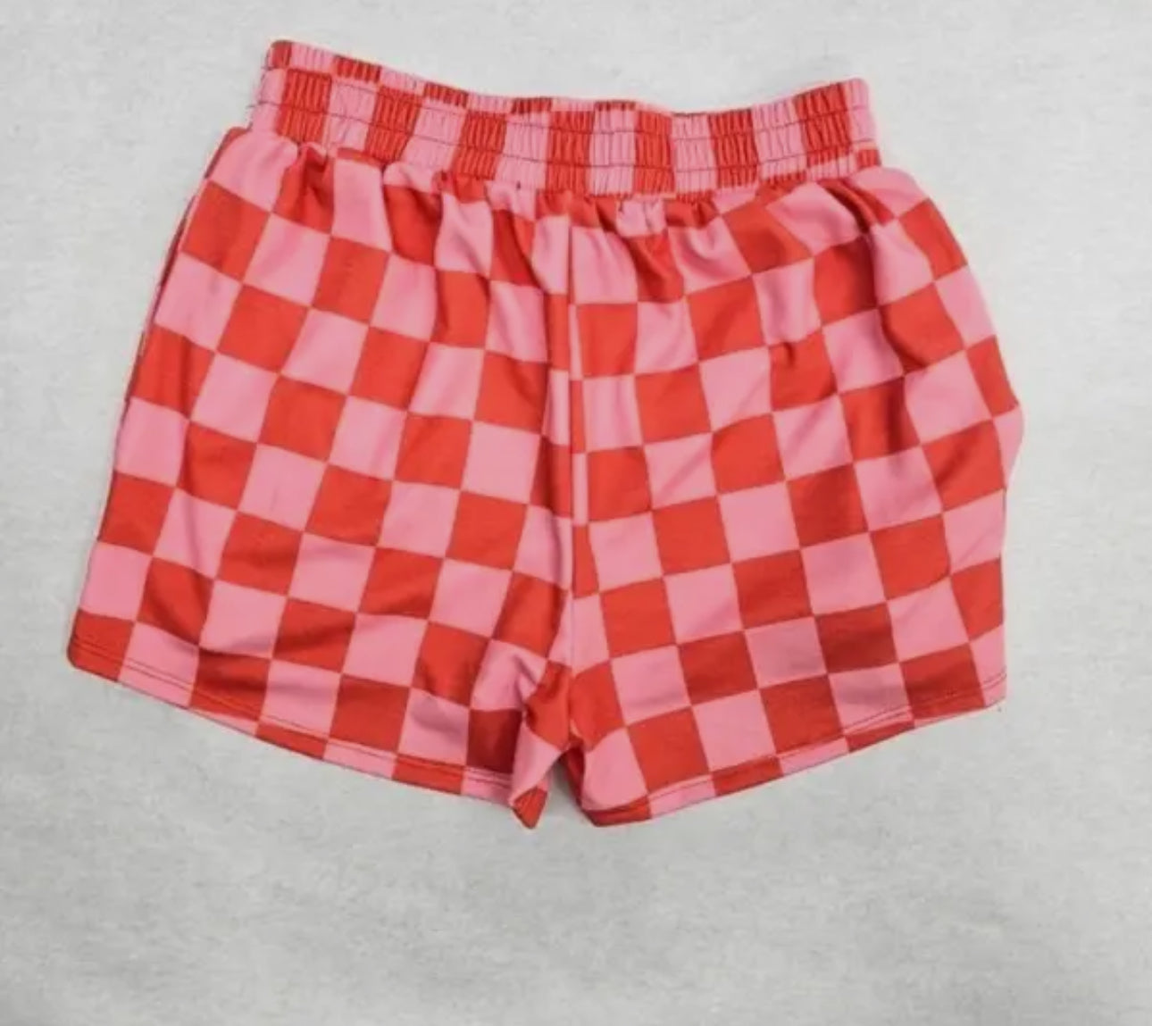 Checkered shorts