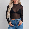 Mesh long sleeve