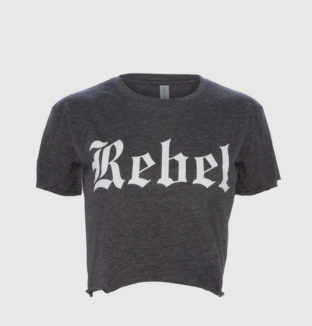 Rebel crop tee