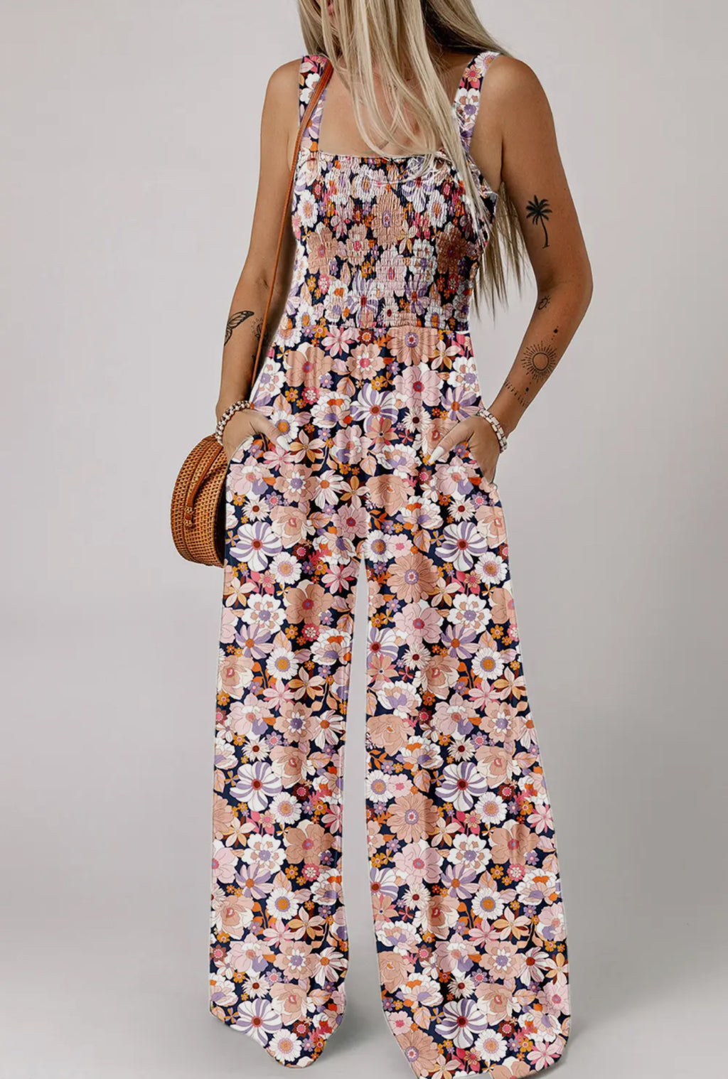 Floral jumpsuit