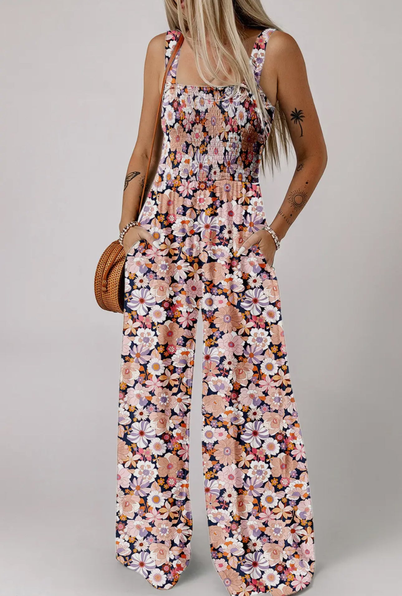 Floral jumpsuit