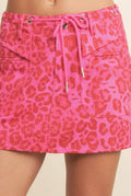 Cheetah skirt with under shorts