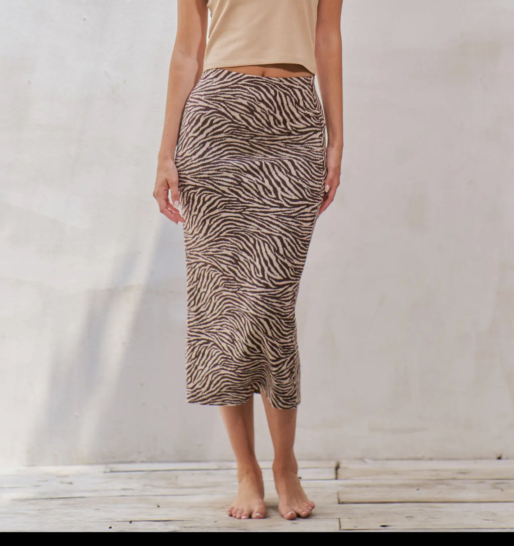 Zebra skirt