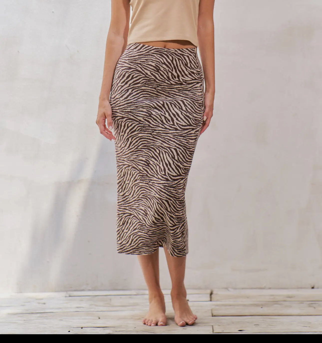 Zebra skirt