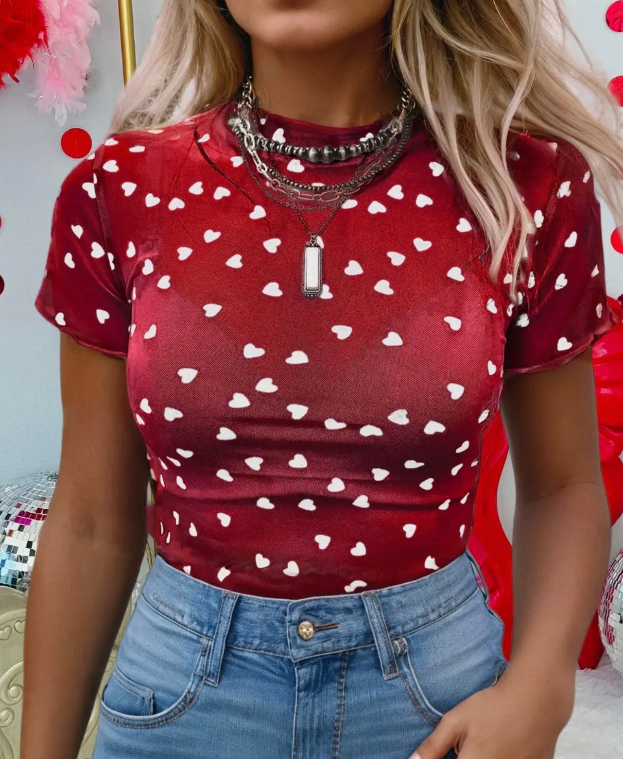 Heart Mesh shirt