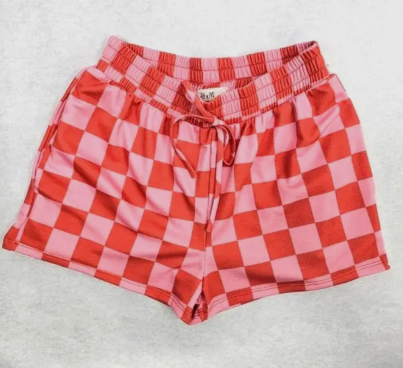 Checkered shorts